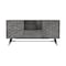Armen Living Makena Sideboard Buffet in Gray Acacia Wood LCMKBUTG - alternate 1